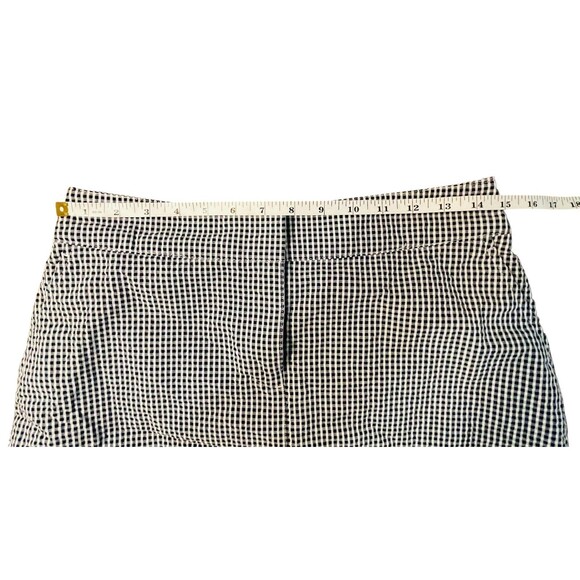 IZOD Golf Skort Houndstooth Pattern Black and White Stretch Performance Size 6 - Picture 2 of 7